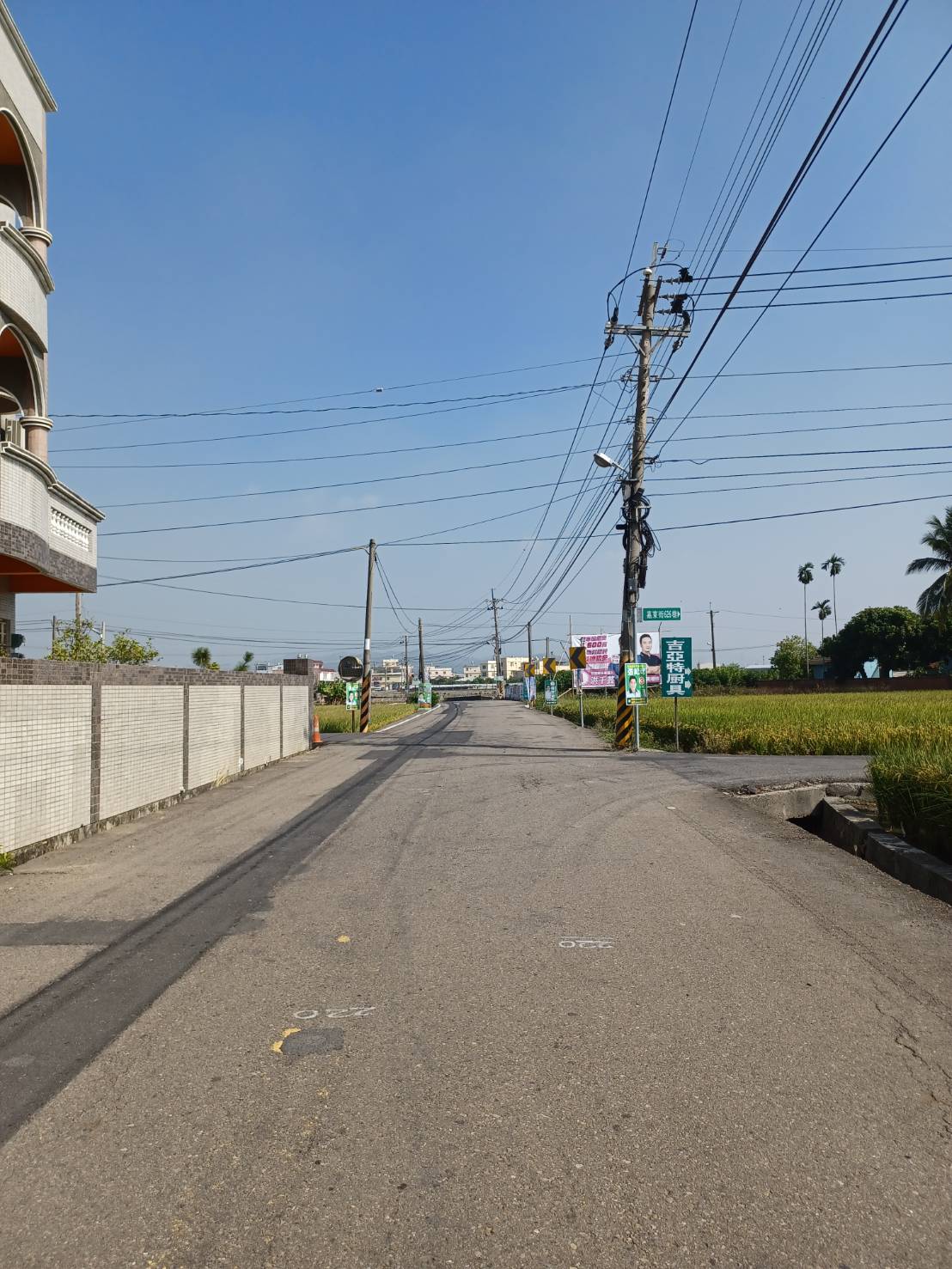 芬園嘉興段雙面路美田