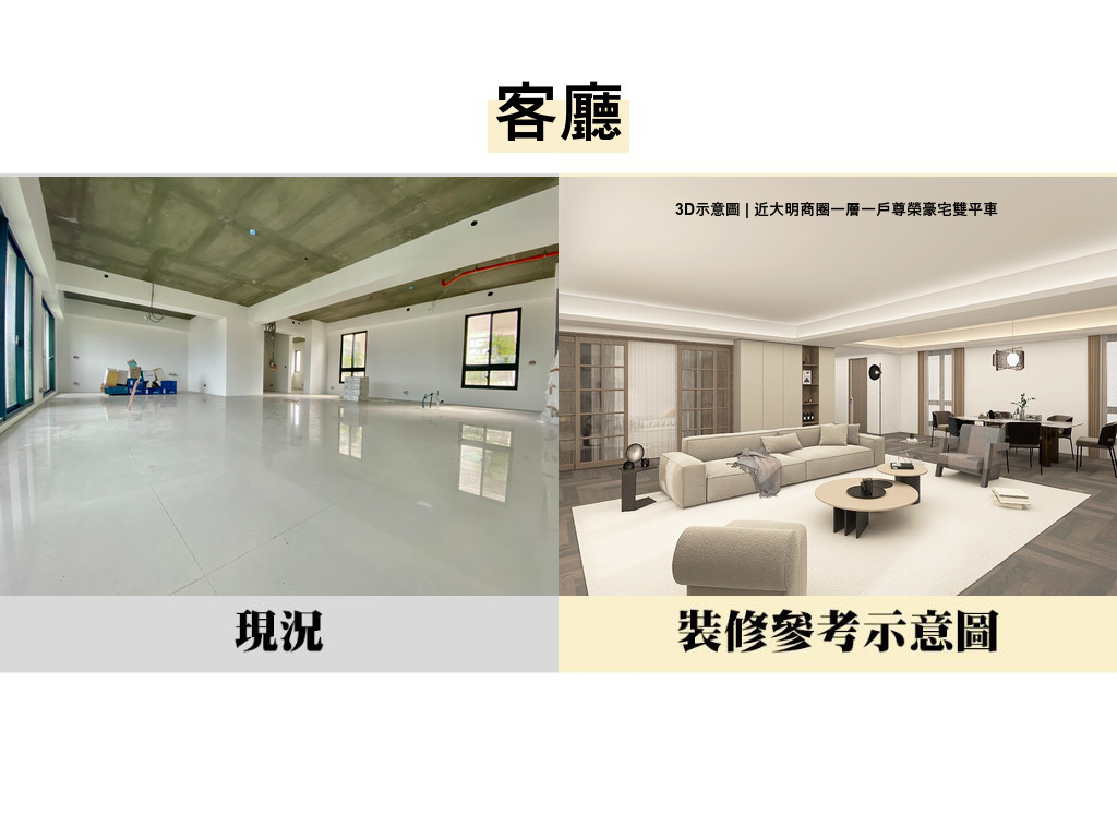 興大秋水｜二期豪宅指標建築一層一戶四面採光送大露臺