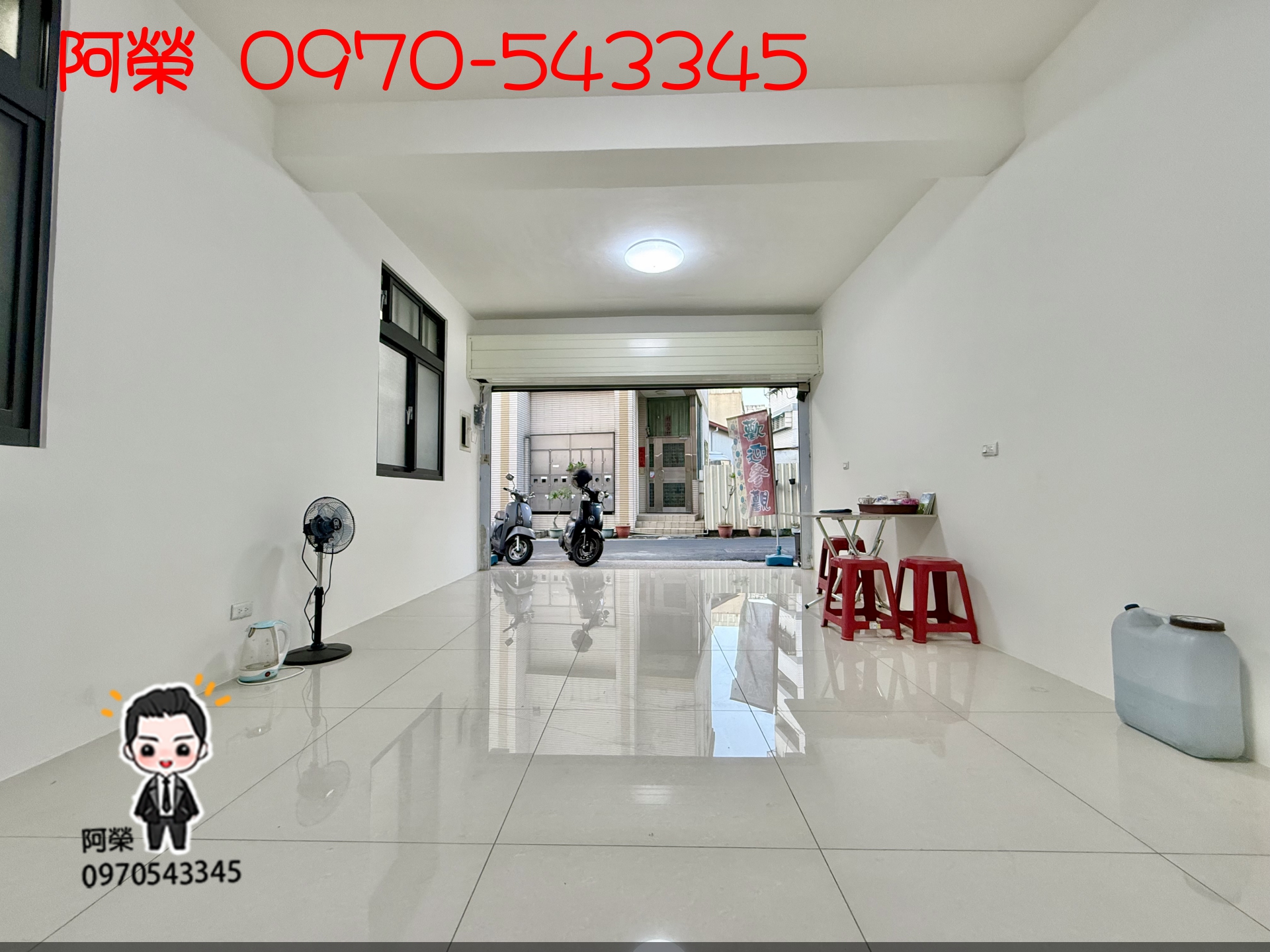 前後活路｜中興商圈5米面寬｜三面採光邊間透天有側巷