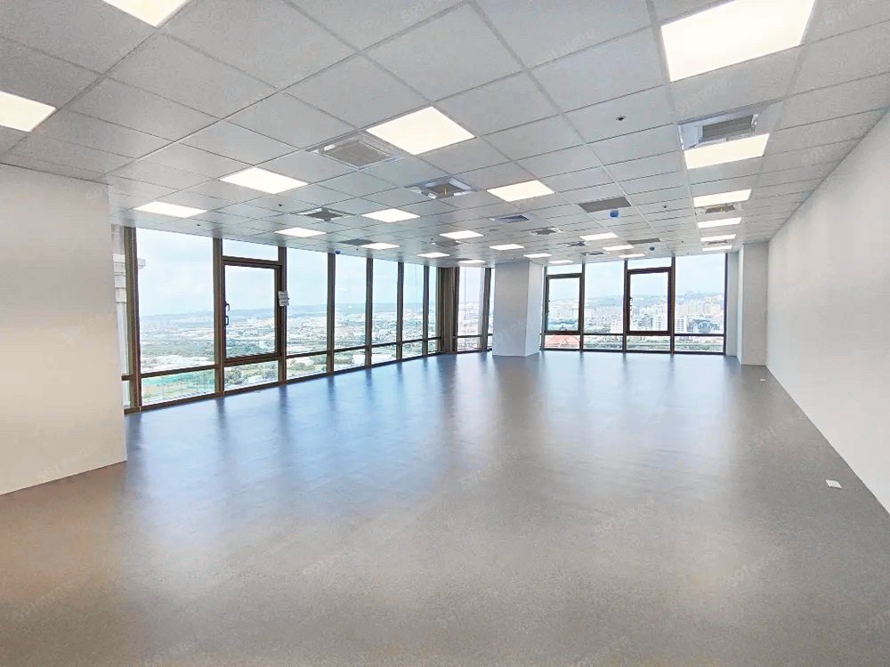 台灣大道首排★七期核心A級商辦★邊間高樓雙平車