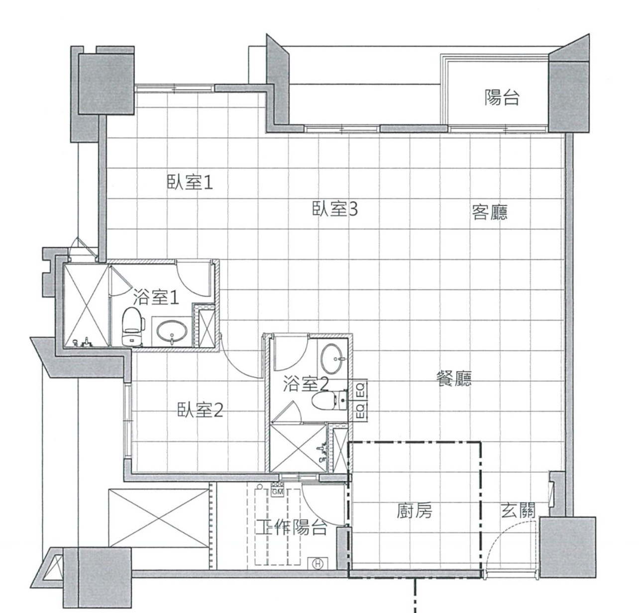格局圖